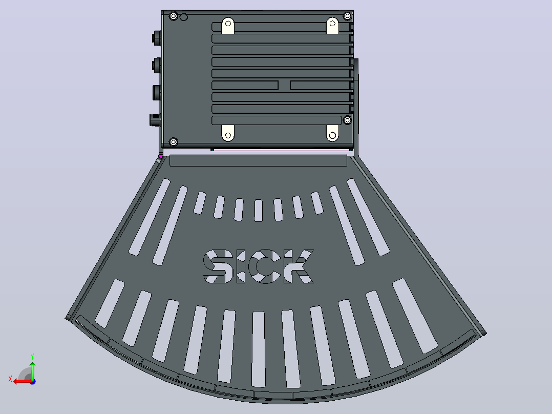 LMS4121R-13000激光扫描仪后视图