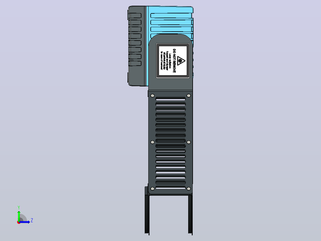 LMS4121R-13000激光扫描仪左视图