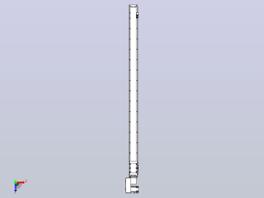 机器人皮带驱动直线轴TPA-GCB-80-P60-L1450-QL-M20-N3俯视缩略图