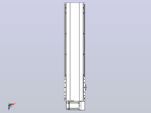 皮带直线轴半封闭可选导轨TPA-HNB-202D-140-L600-RU-C-P75-N3俯视缩略图