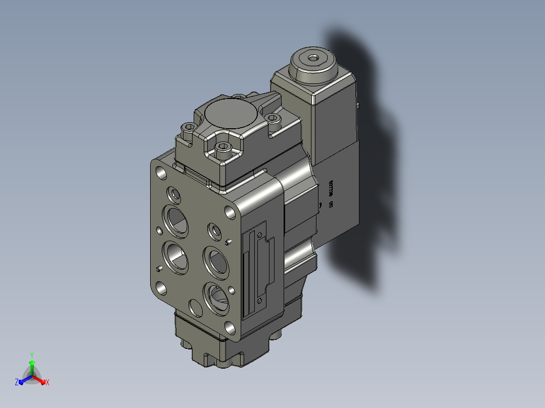 伊顿液压元件DG5V-7-A-M-U-30-DC-ROCK主视图
