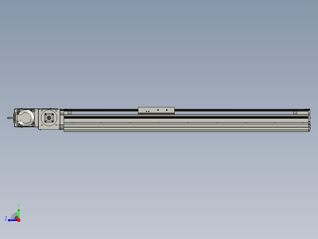 MT120BT半封闭皮带滑台[MT120BT.L100.500.RU.P40.C3]右视图