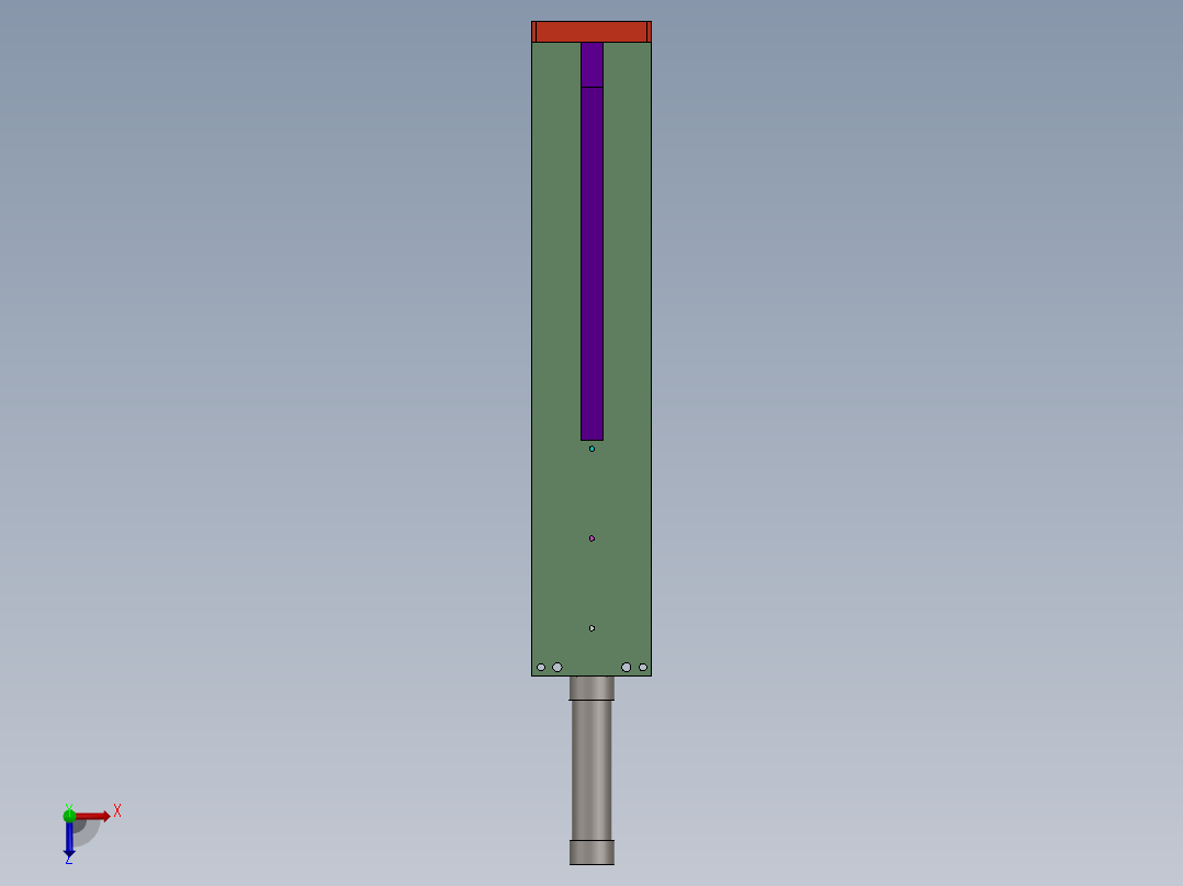 气缸盖轮压入气缸结构图sw13可编辑俯视图