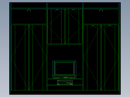 家装类CAD图块(五)-FH01088D