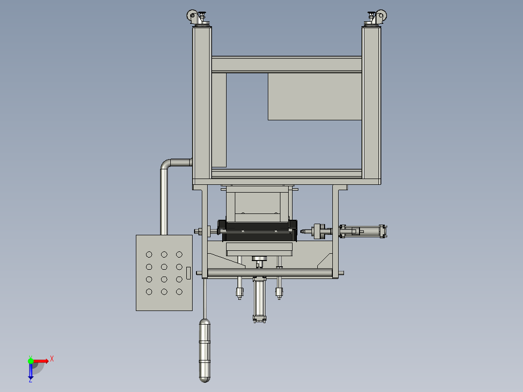 管扩大机俯视图