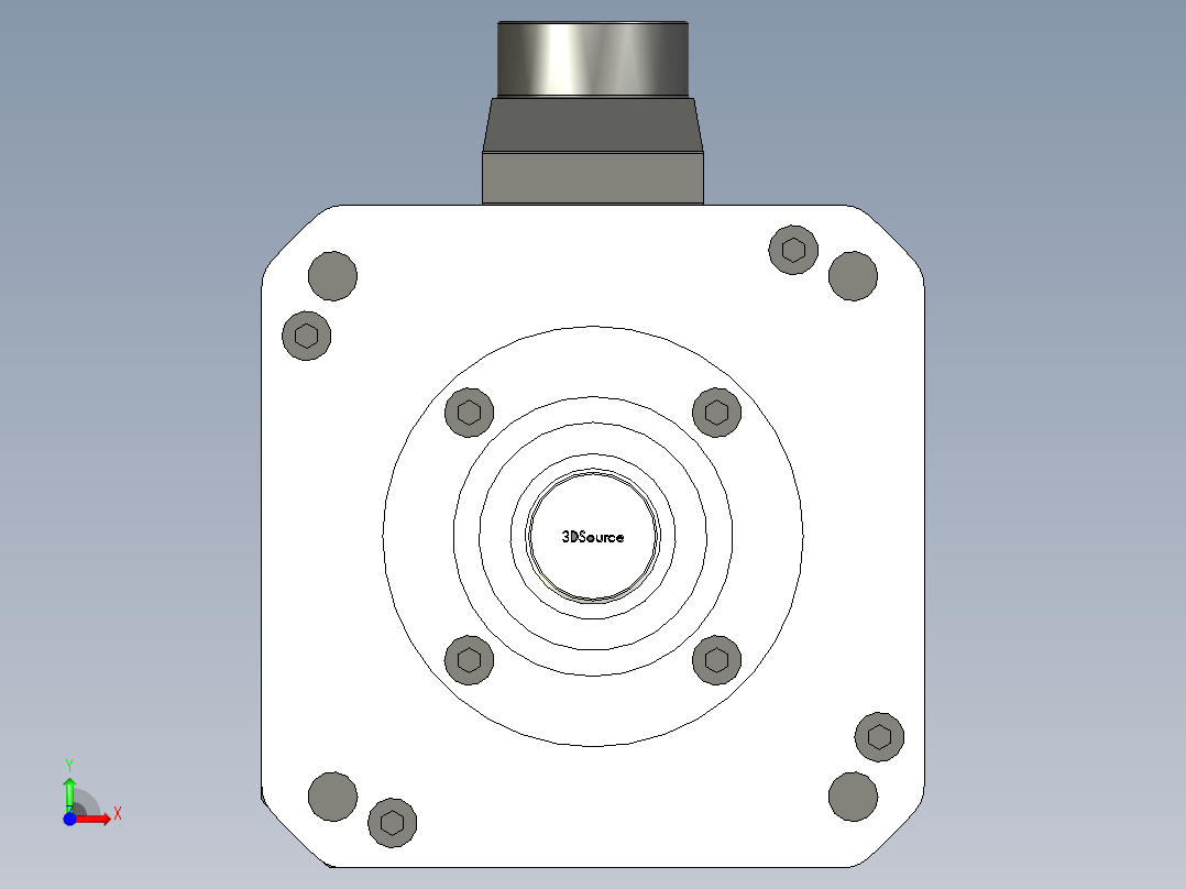 SGMGH-44AA安川伺服电机前视图