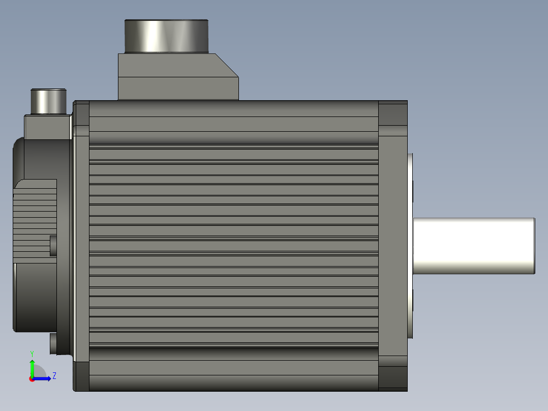 SGMGH-44AA安川伺服电机左视图