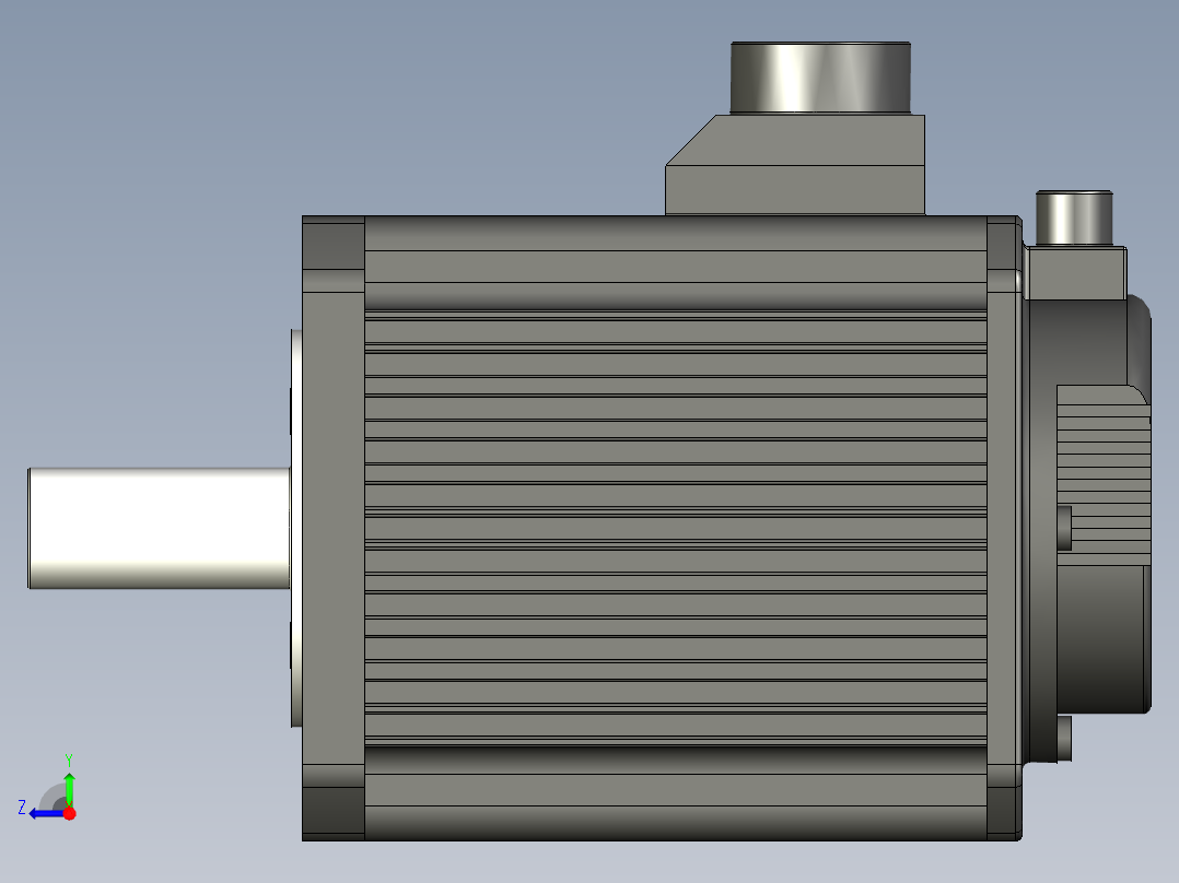 SGMGH-44AA安川伺服电机右视图