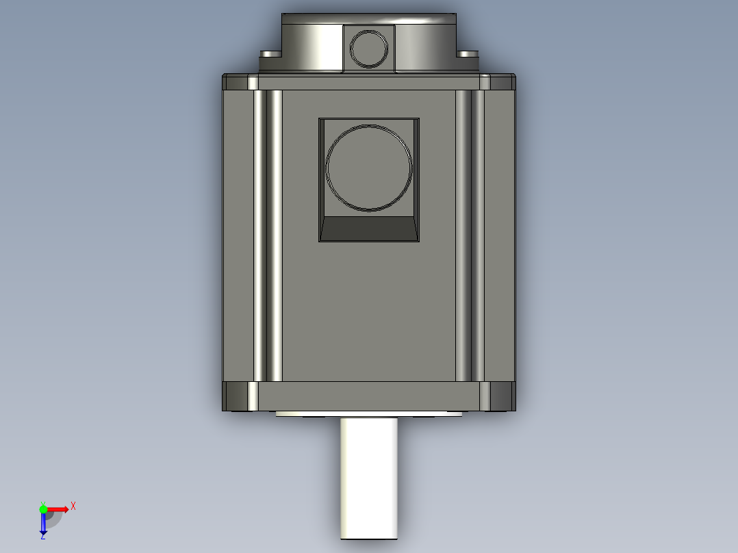 SGMGH-44AA安川伺服电机俯视图