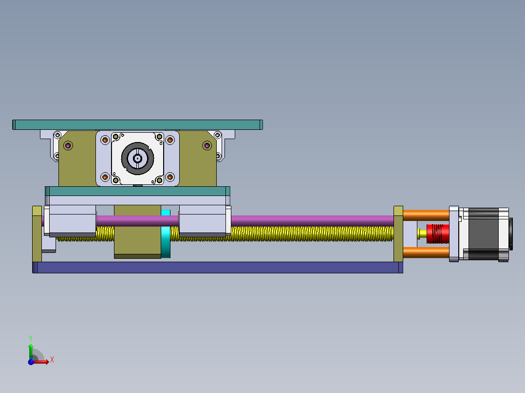 H912 X-Y数控工作台前视图