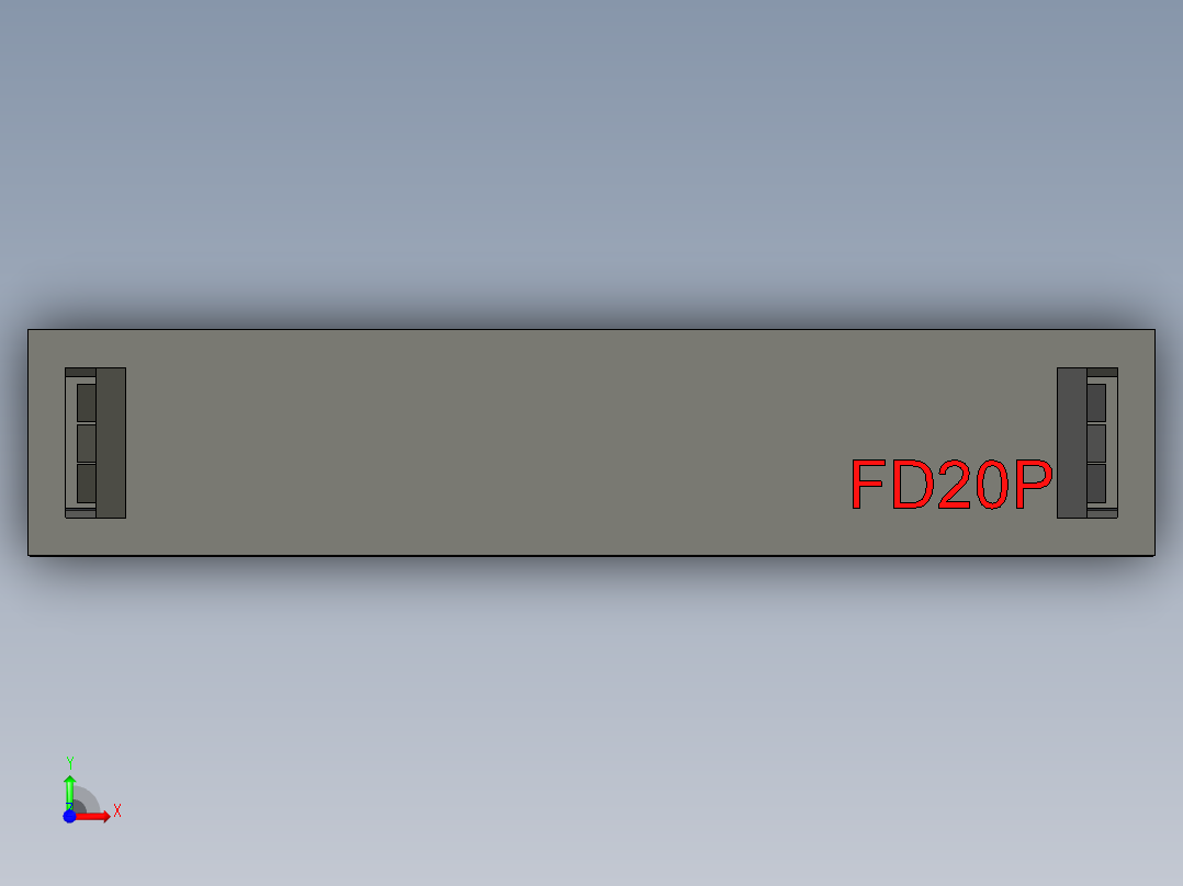 FDC-20 ( DS1018-2.54-20 )前视图