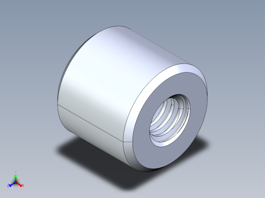 公制梯形螺母-TR8x1.5x18x16.STEP
