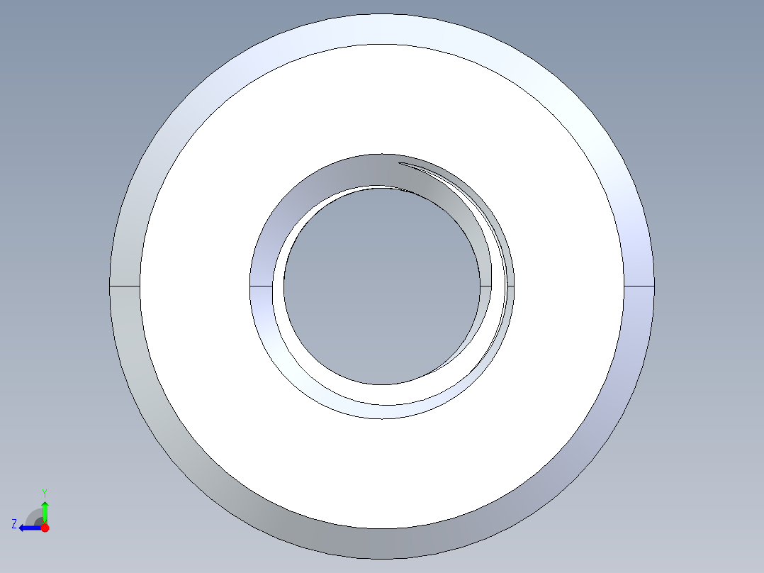 公制梯形螺母-TR8x1.5x18x16.STEP右视图