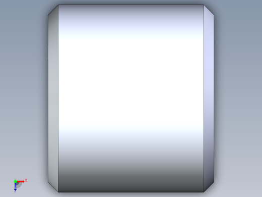 公制梯形螺母-TR8x1.5x18x16.STEP俯视缩略图