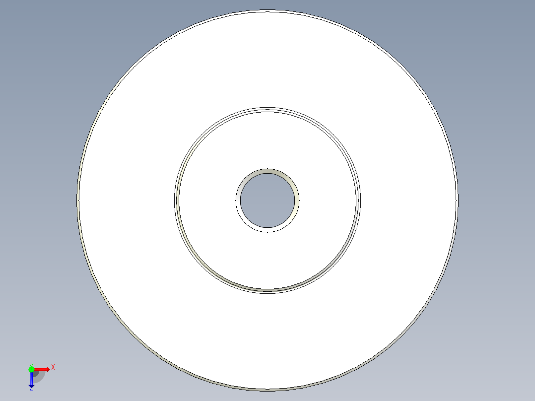 2GT滑轮，BF型，60齿，外径42毫米；6mm和10mm皮带宽度；6毫米、8毫米、10毫米和12毫米孔径俯视图