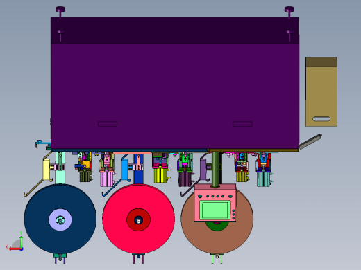 硬盘接口连接器插PIN针组装机后视缩略图