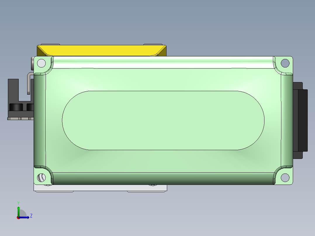 GTH内嵌丝杆全封闭GTH5-BL-100W左视图