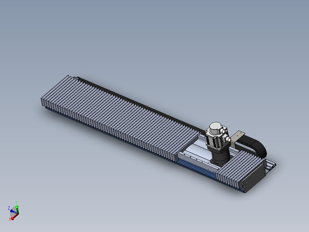 MTM齿轮齿条型MTM22F-BC-1000W主视图