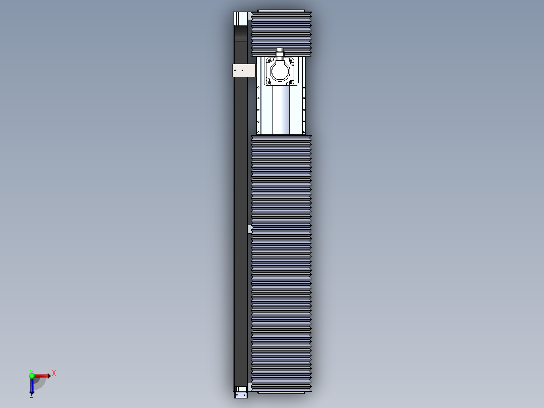 MTM齿轮齿条型MTM22F-BC-1000W俯视图