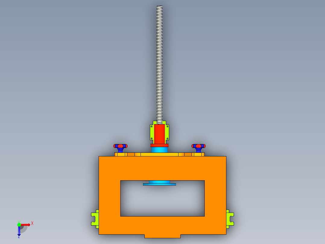 在线装盒机和包装俯视图