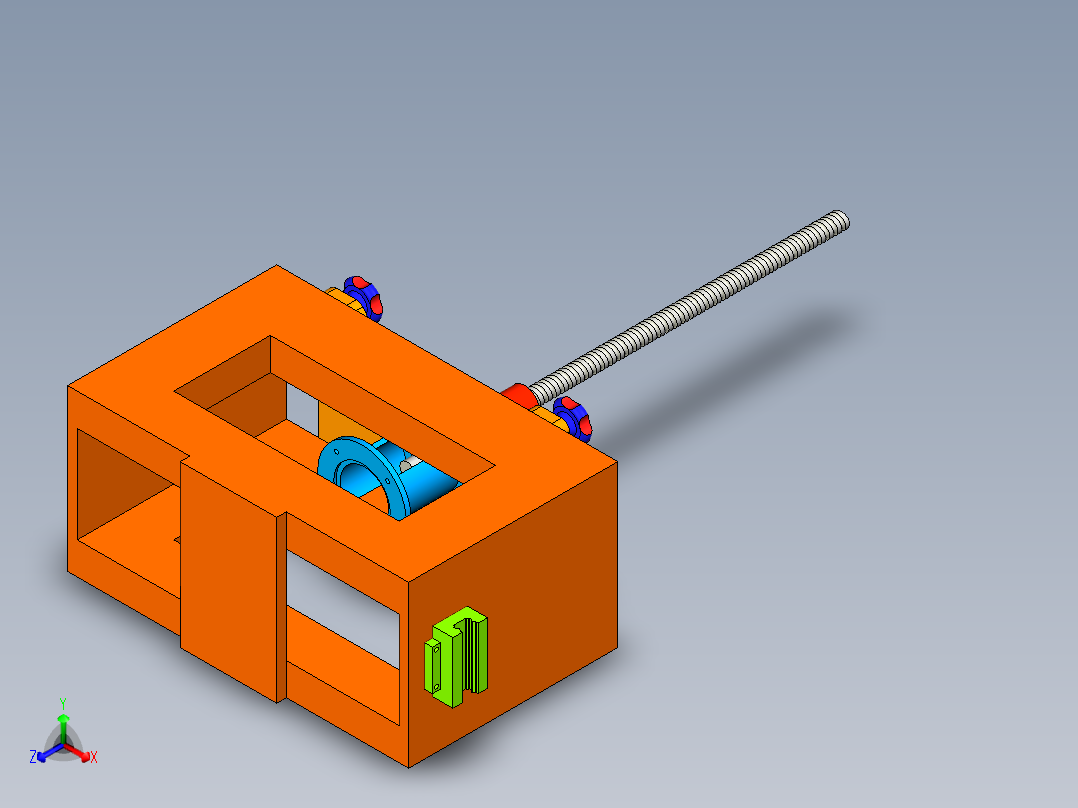 在线装盒机和包装正等轴测图