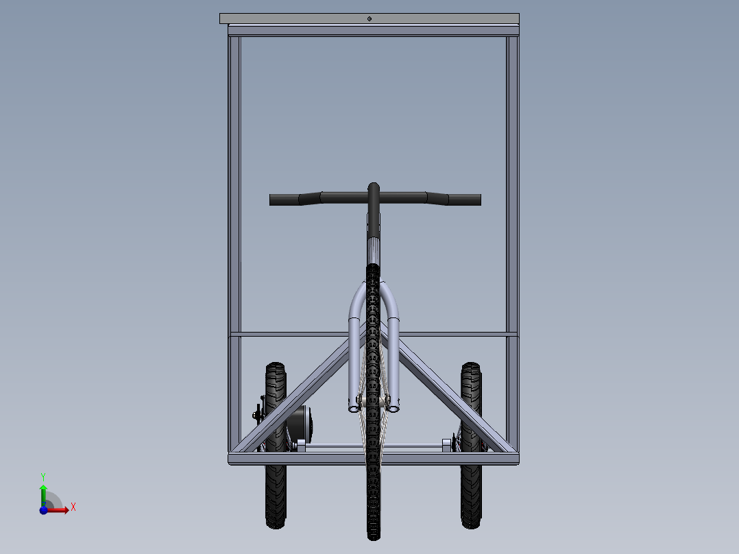 太阳能三轮车--sw前视图