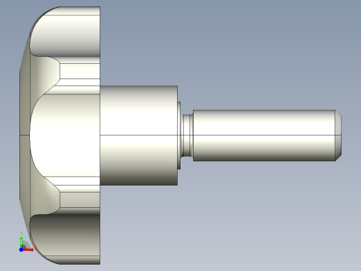 星型把手EK-3D多系列多零件图纸模型前视缩略图