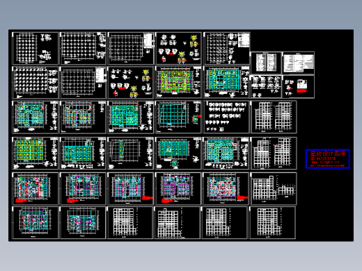 某地多层钢结构生产车间结构施工图