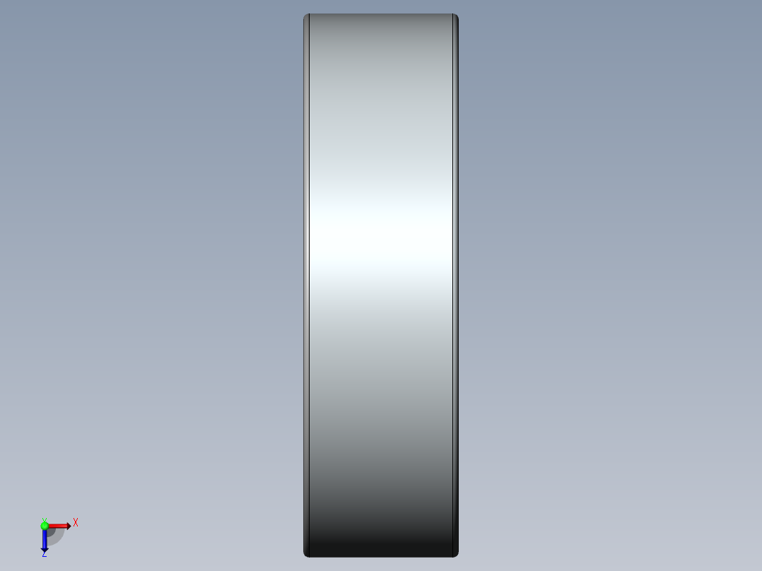 深沟球轴承6001-2Z[GB／T 276-94]俯视图