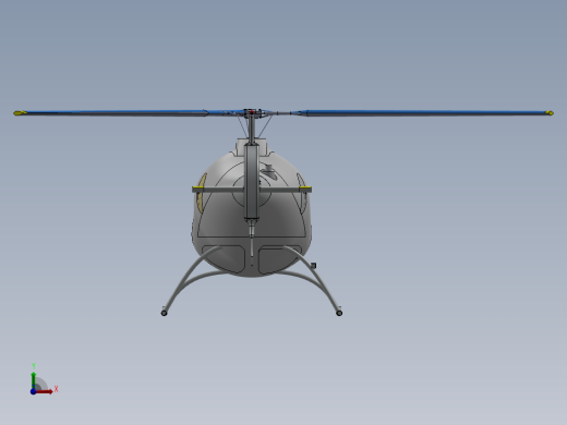 Guimbal Cabri G2直升机简易前视缩略图