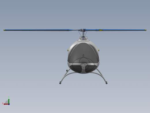 Guimbal Cabri G2直升机简易后视缩略图