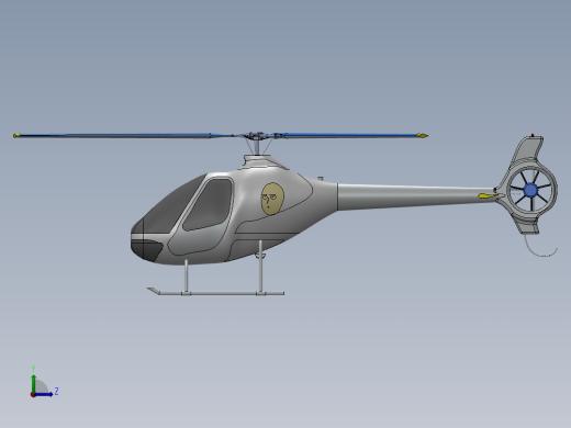 Guimbal Cabri G2直升机简易左视缩略图