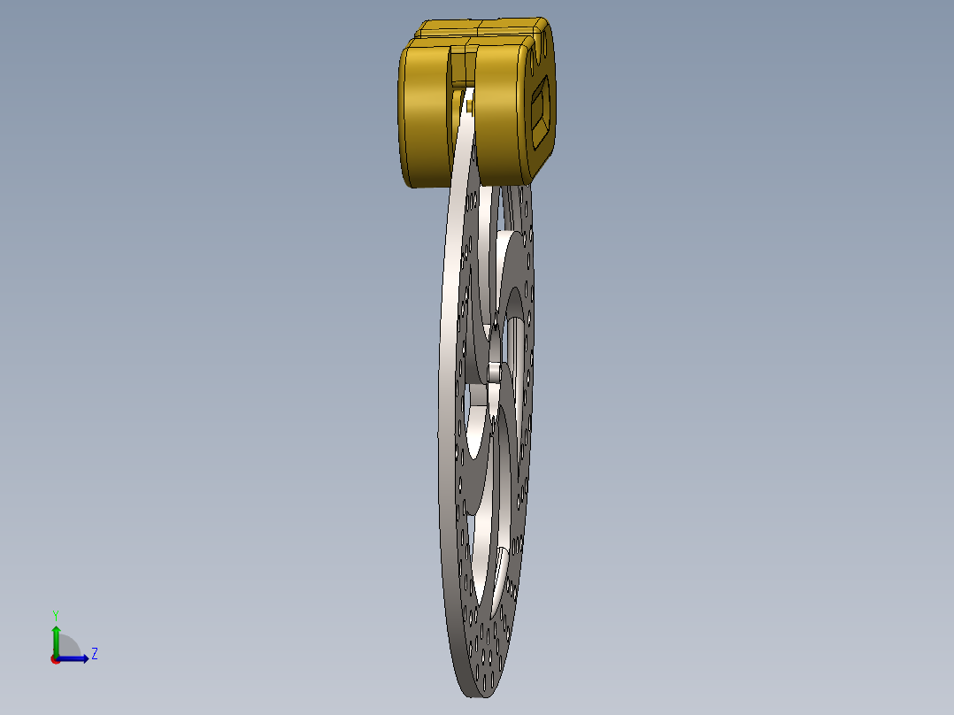 制动器 (17)左视图