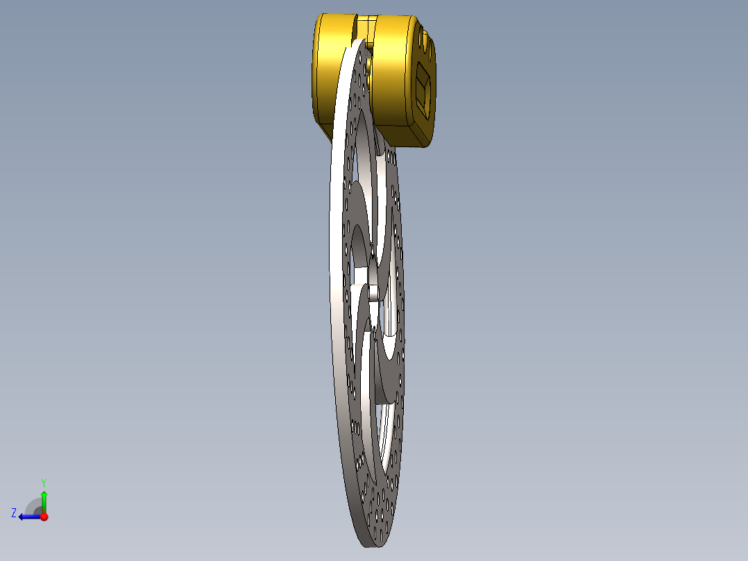 制动器 (17)右视图