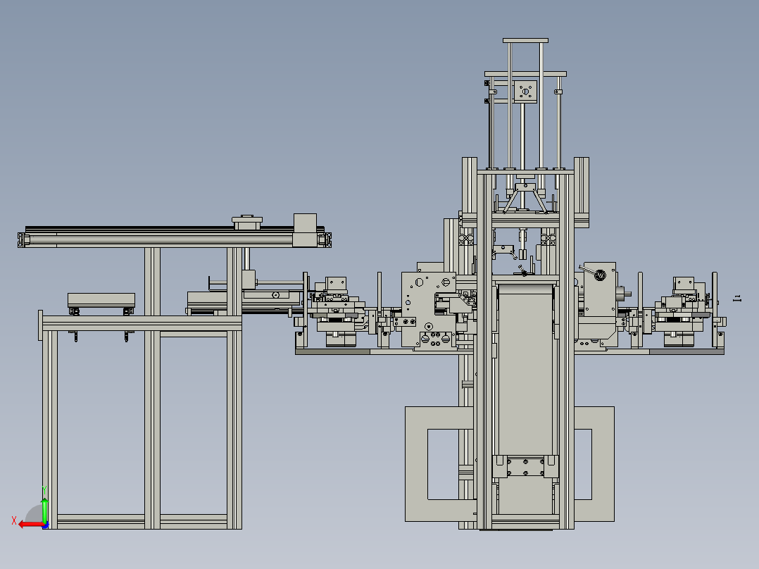 跳绳包装机后视图