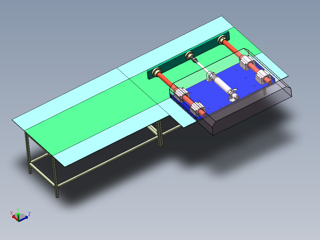 自带分拣流水线
