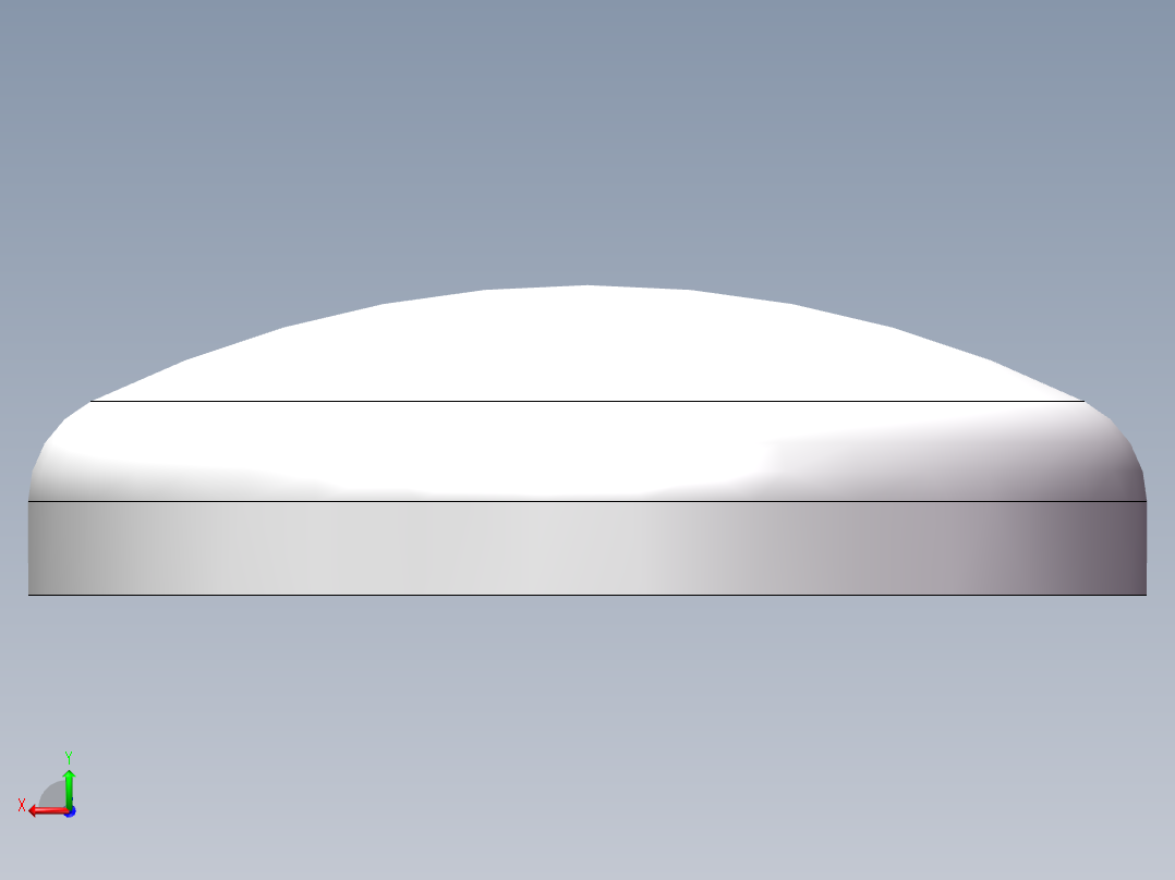 THB碟形封头DN300后视图