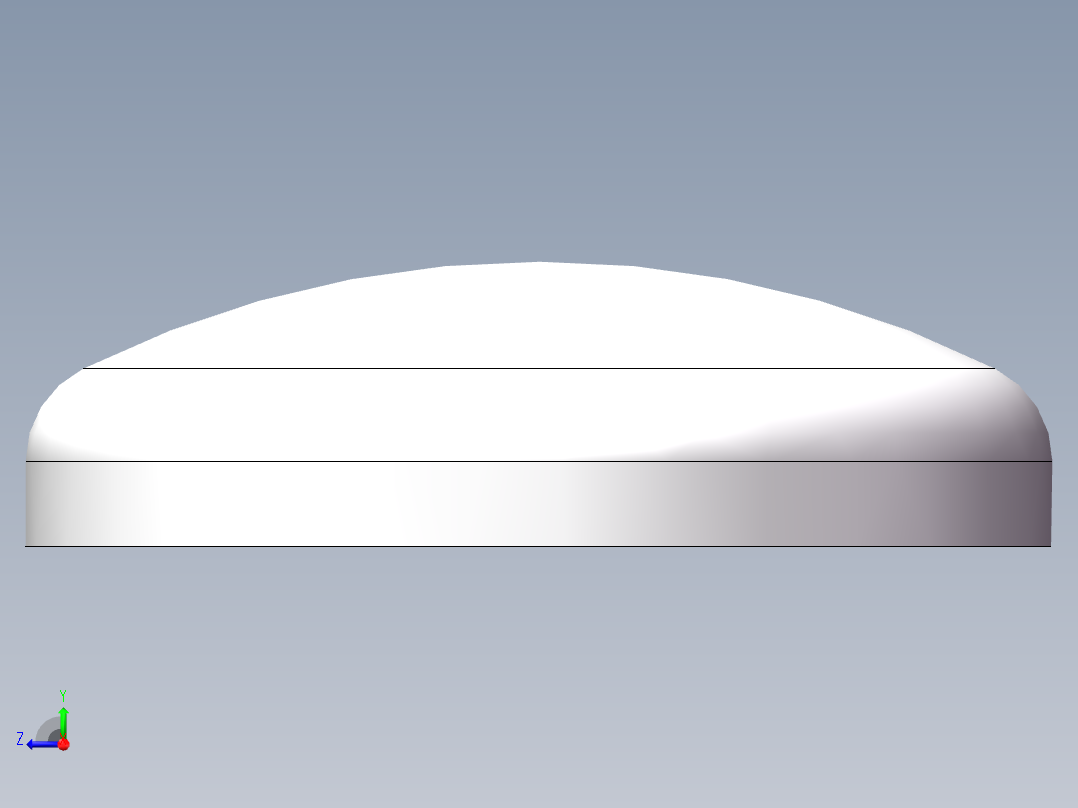 THB碟形封头DN300右视图