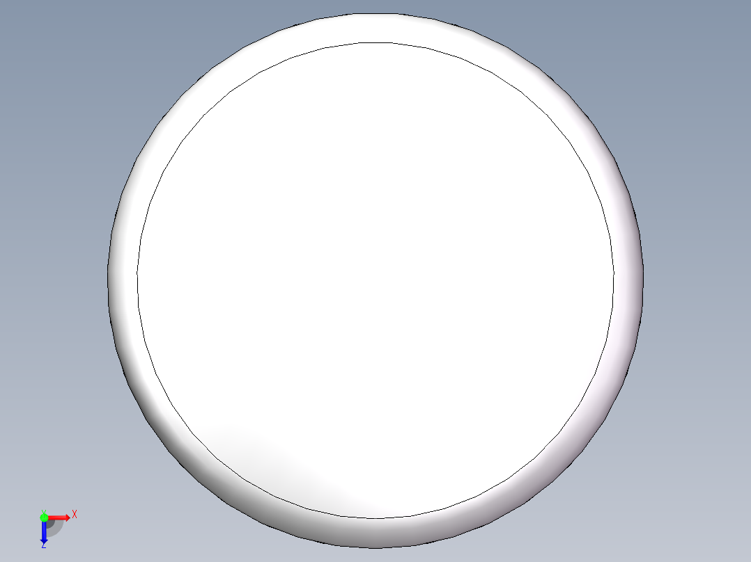 THB碟形封头DN300俯视图