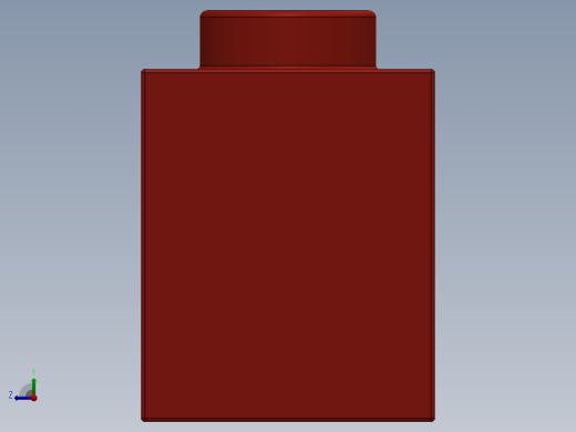 乐高机械组积木（横梁）-4173800 - 32018 Bright Red Technic Brick 1 x 14 with Holes右视缩略图