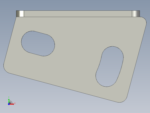 基恩士BL-600bracket_1_kc图纸模型前视缩略图