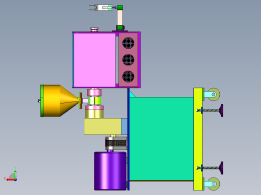 注塑拌料混合喂料机后视缩略图