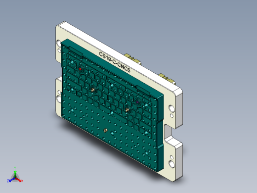 CS19-C-CNC5-180726笔记本CNC工装夹具三维模型