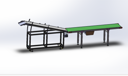斜坡式快递输送带sw18可编辑缩略图