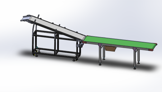 斜坡式快递输送带sw18可编辑缩略图