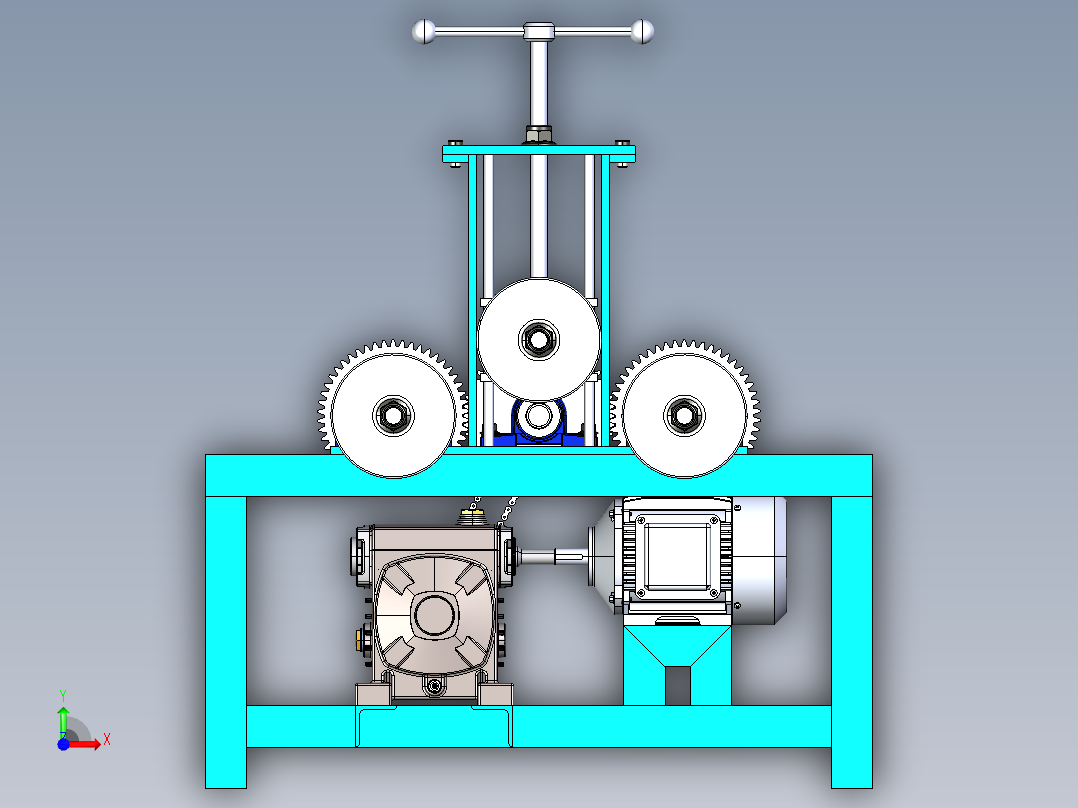 轧管机igs前视图