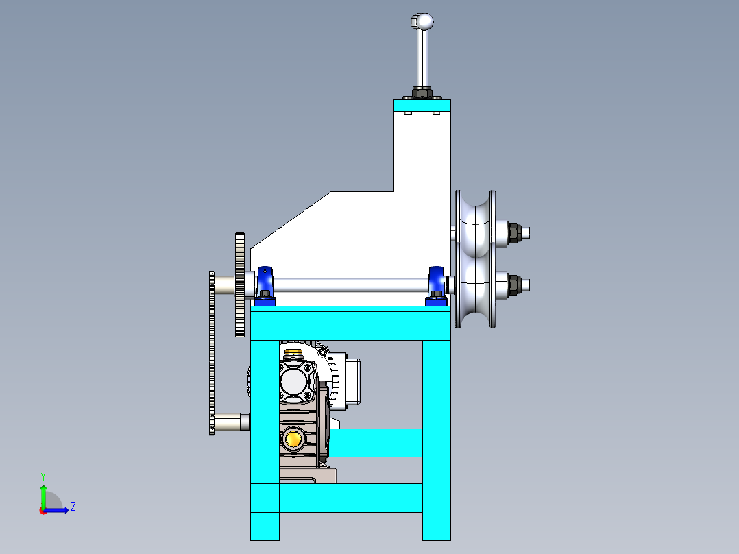 轧管机igs左视图