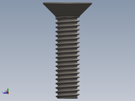 Screw_ISO_10642_M2x10_A2.SLDPRT右视缩略图