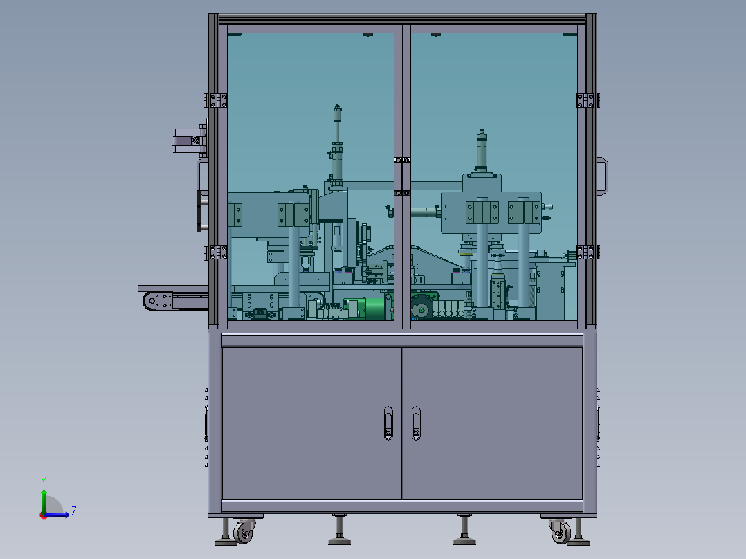 O型圈组装机左视图