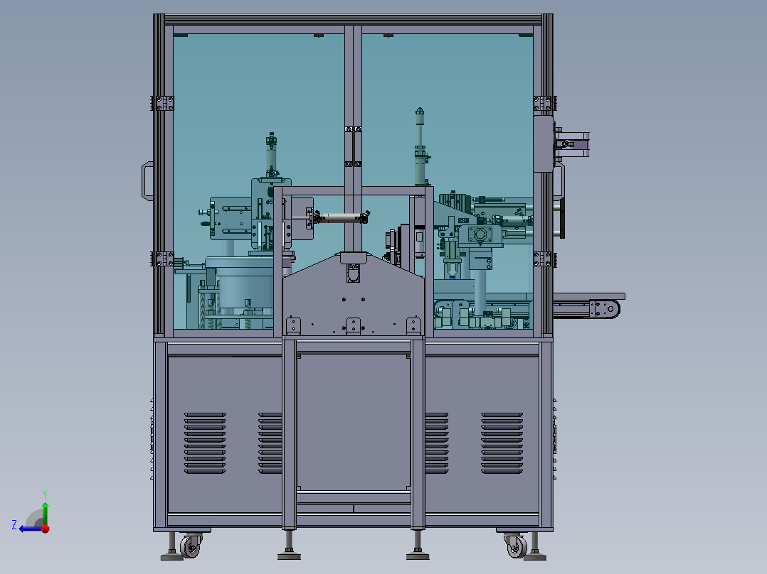 O型圈组装机右视图